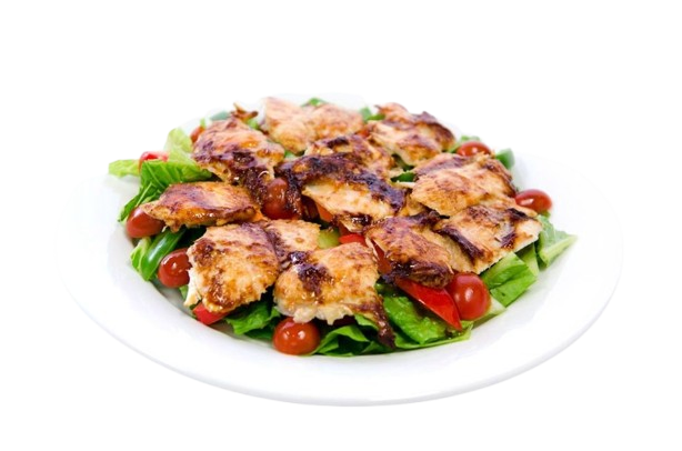 Chicken shawarma salad